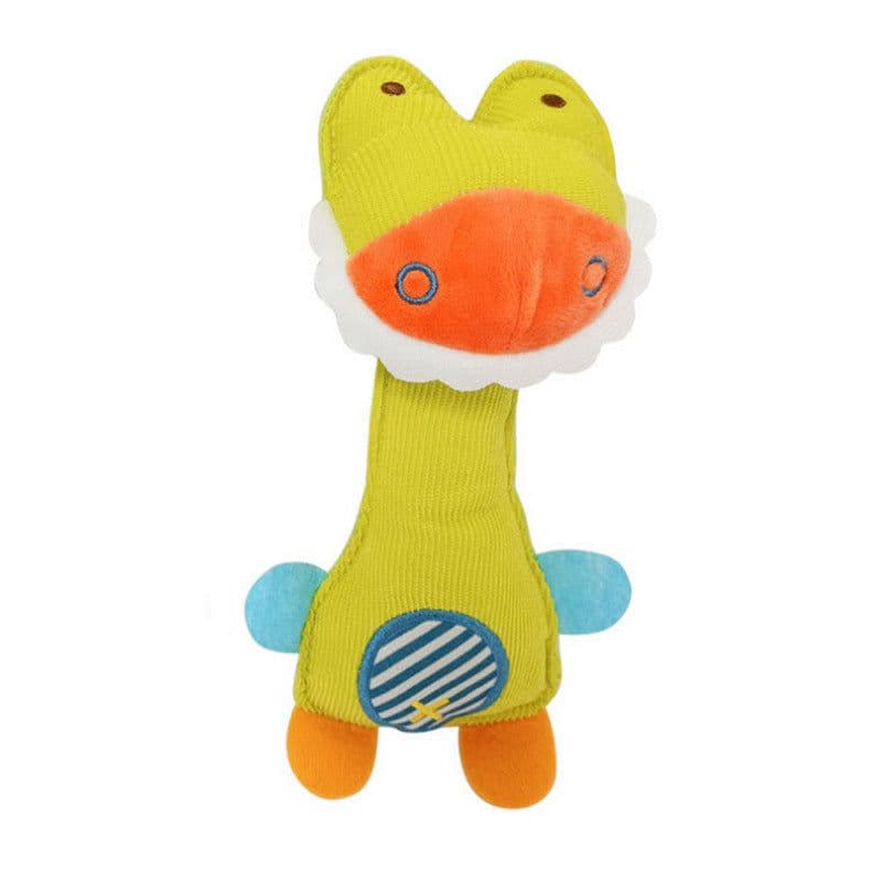 image-SPPH Plush Animal Hand Rattle - Yellow Deer