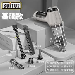 image-Along the Way Stuitu 120W Handheld Car Vacuum Cleaner - Green