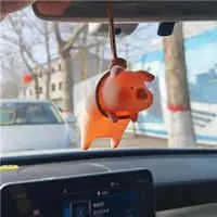 image-Car Decoration Car Pendant Car Pendant Pendant Net Red Pig High-end Rearview Mirror Ornament Cute Pig