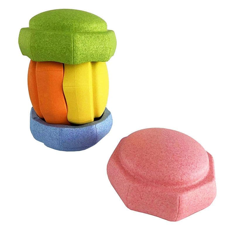 image-Crossing River Stones - Orange EPP Balance Toys