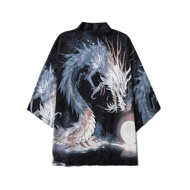image-2021 cross-border new Japanese-style digital printing kimono men and women cloak coat pajamas cardigan summer