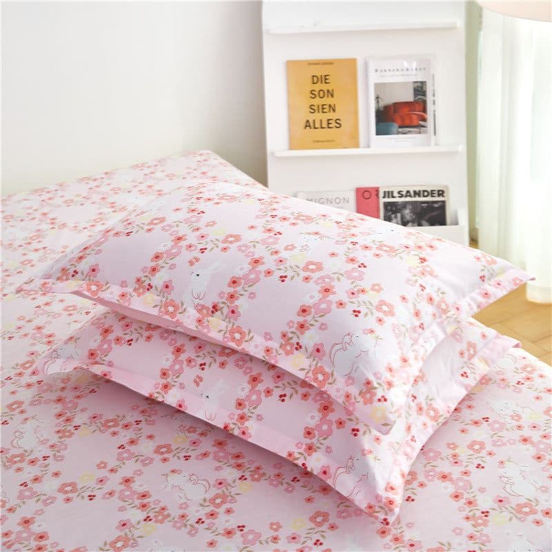 image-Spot Cotton Pillowcase - Cartoon Print Skin-Friendly