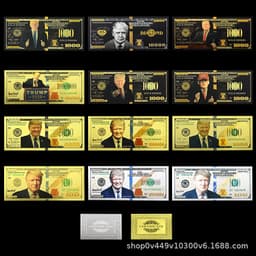 image-Trump Gold Foil Commemorative Card Set