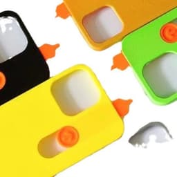 image-Funny spoof 3D printing sliding middle finger mobile phone case toy Apple mobile phone case suitable for Apple iPhone15