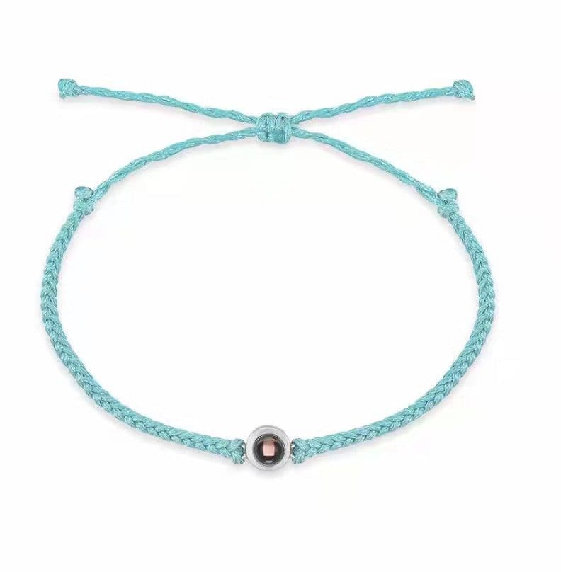 image-Minghao Braided Rope Bracelet - Titanium Steel