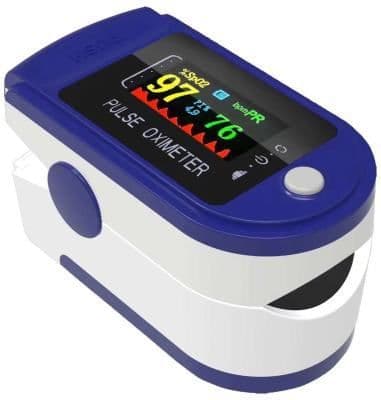 image-LK87 88 finger clip oximeter pulse index blood oxygen saturation sleep convenient detection tester cross-border