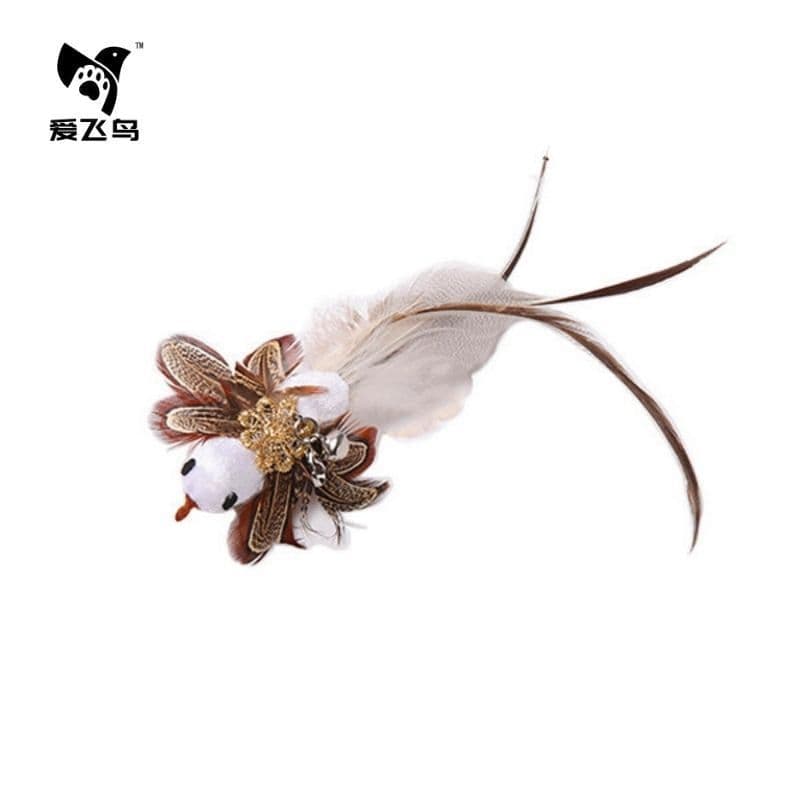 image-Cat Teaser Wand - Feather Interactive Toy