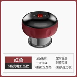 image-Imperial USB Electric Cupping Massager - White 1800mAh ABS 35-50°C