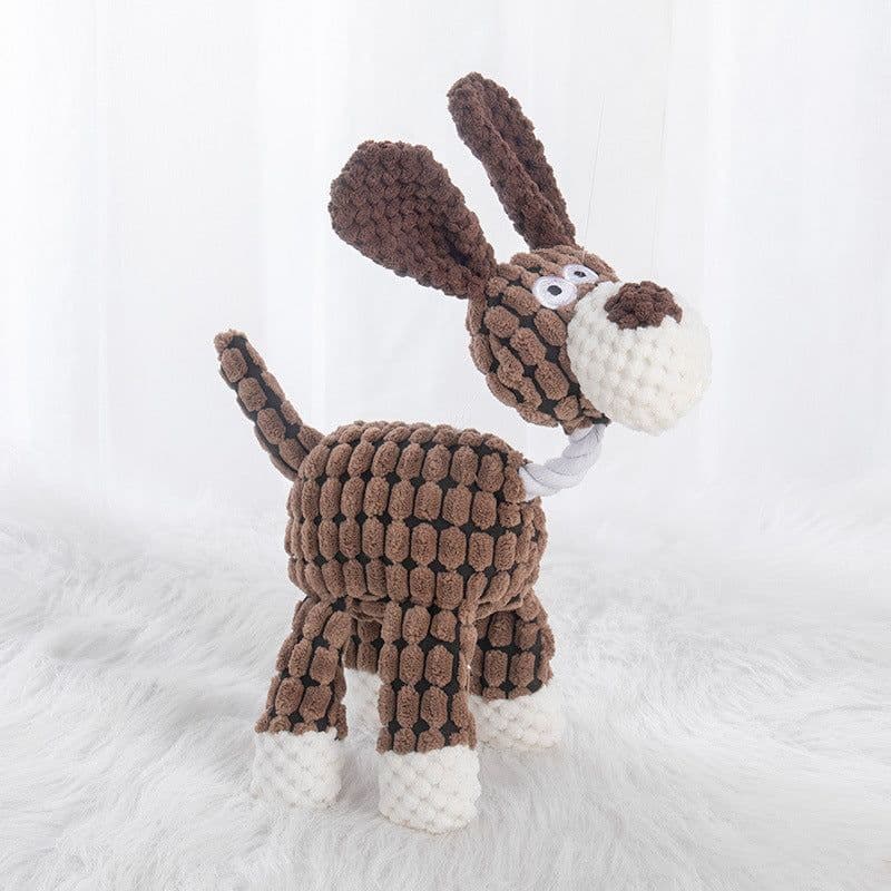 image-Crown Plush Teddy Dog Toy for Small Breeds, Bichon Frize (65 characters)