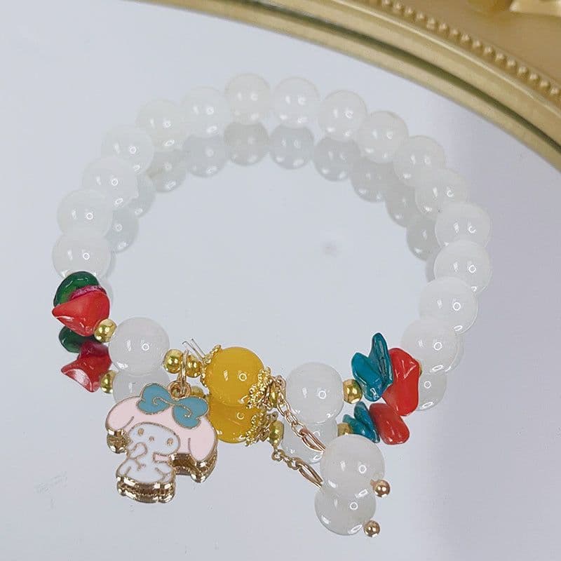 image-Sanrio Glass Bracelet - Dolphin Yellow Cartoon