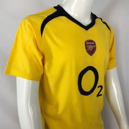 image-Arsenal Retro Football Jersey - Henry 14 Bergkamp 10
