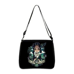 image-Cross-border Adams family Wednesday addams ladies shoulder bag niche armpit bag fashion handbag