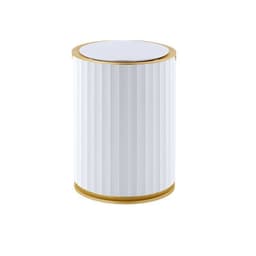 image-Intelligent induction trash can automatic home toilet toilet paper bucket light luxury narrow gap with cover electric wastebasket