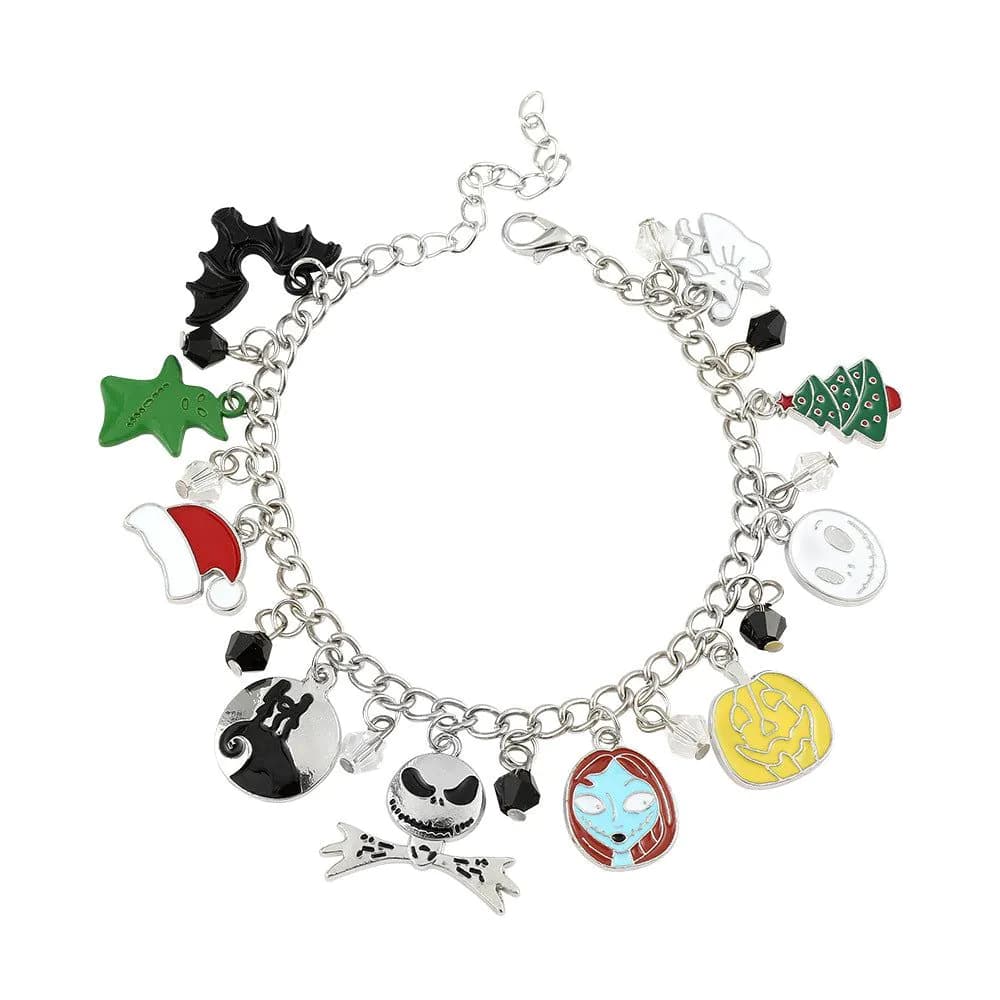 image-Bosu Halloween Bracelet - Pumpkin Spider Bat Ghost