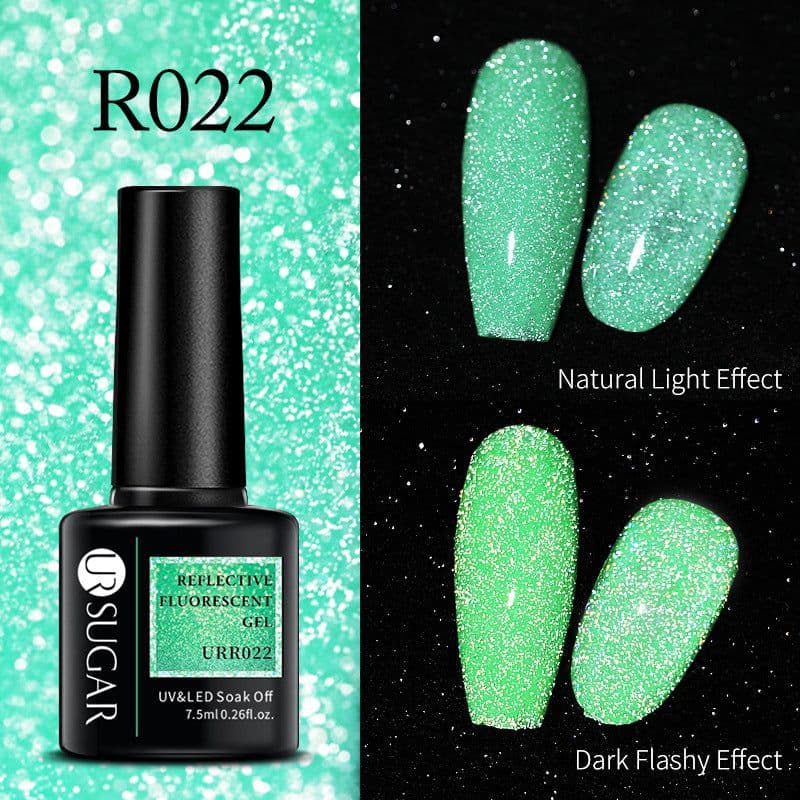 image-Fluorescent Reflective Manicure Gel - UR 2022 Phototherapy Jelly 7.5ml