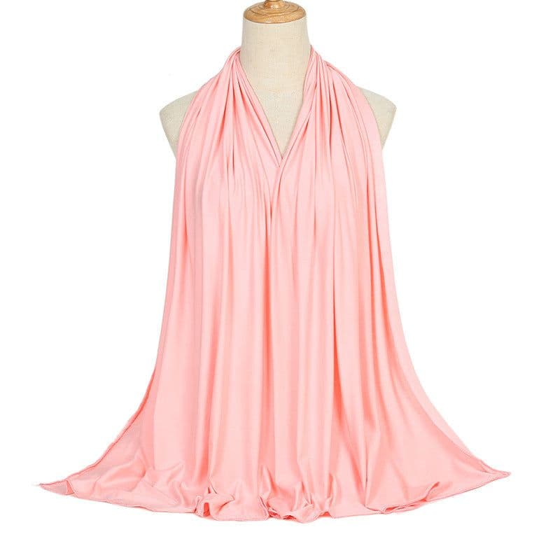 image-Modal Cotton Scarf - Long Soft Casual Solid Color