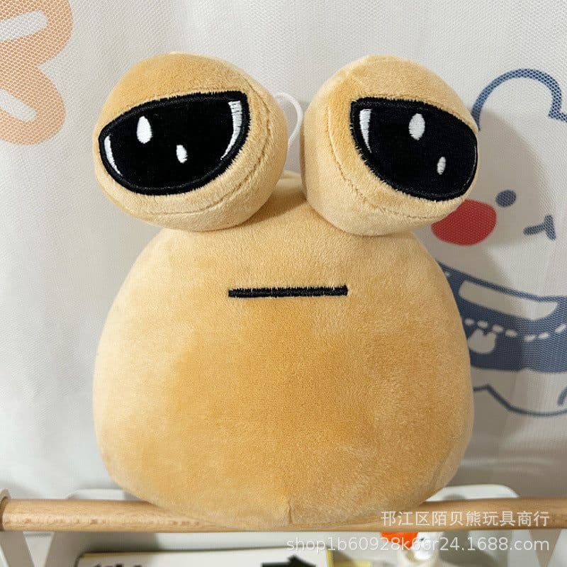 image-Alien Big-Eyed Snail Plush Toy Doll - Cross-border Pou