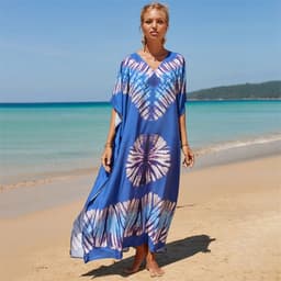 image-LH621 European and American beach blouse cotton skirt