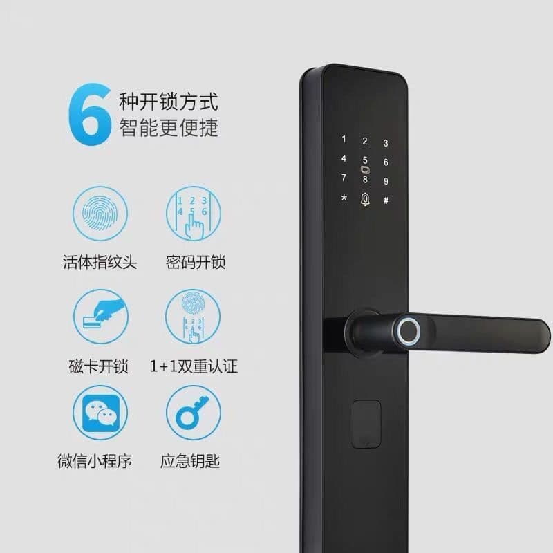 image-Source Factory Smart Home Anti-Theft Lock - High-End Fingerprint & Password