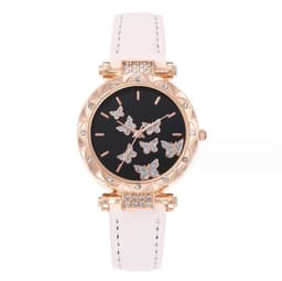 image-Douyin Women's Butterfly Digital Watch - Fashionable Simple
