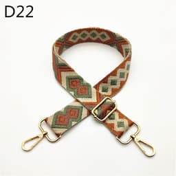 image-Adjustable Bag Shoulder Strap - Pink Purple Diamond Polyester