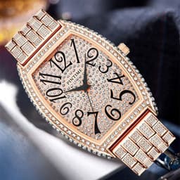 image-Pintime Men's Diamond Watch - Silver 50mm Sports Quartz