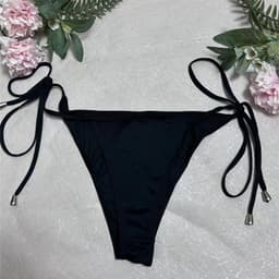 image-Women's Strappy Bikini Swimsuit - Spandex