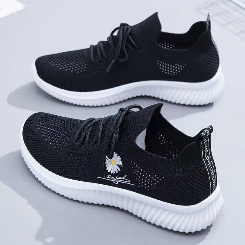 image-Women's Sports Mesh Running Shoes - Pink Low Cut