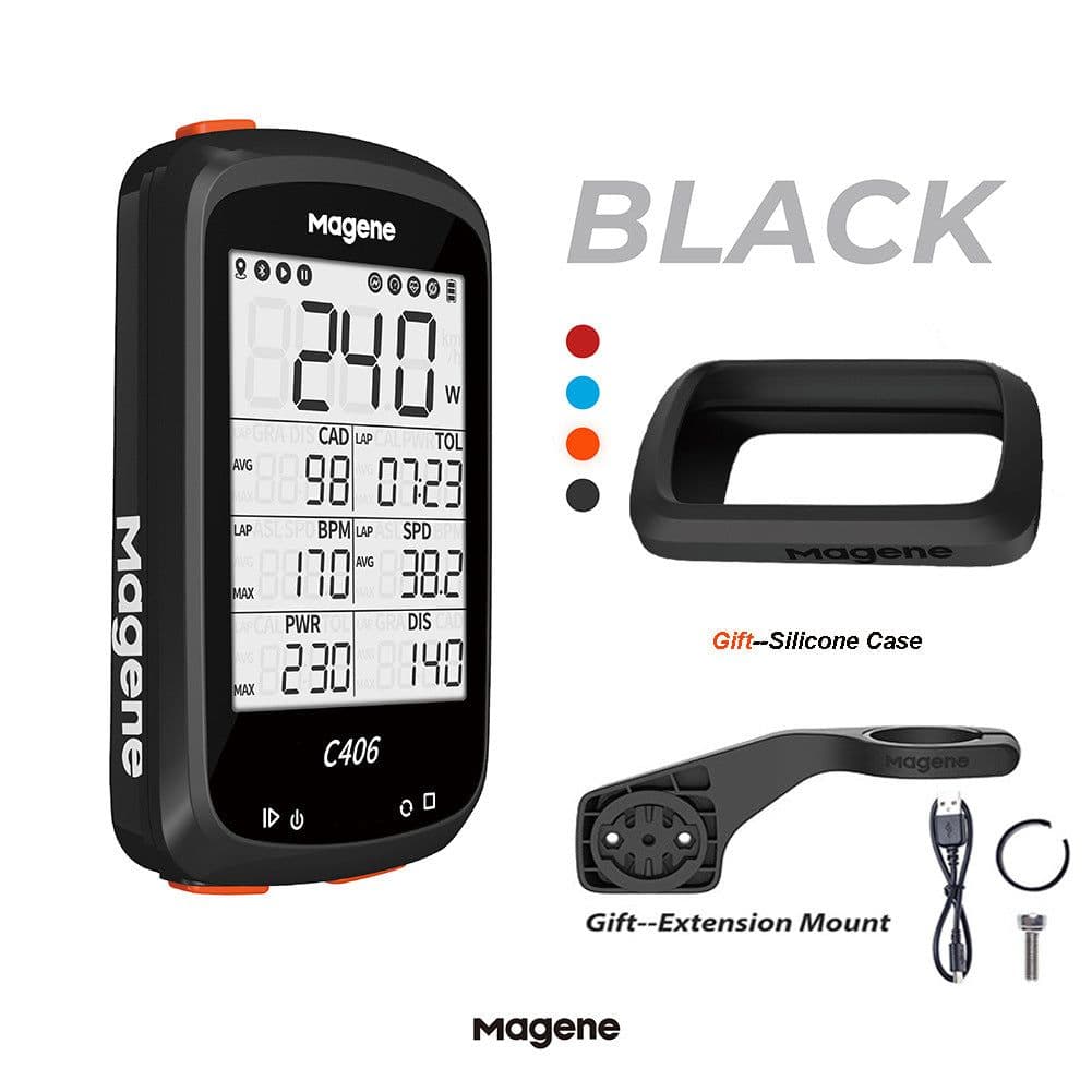 image-Magene C406 Waterproof GPS Mountain Bike - Wireless Smart Code