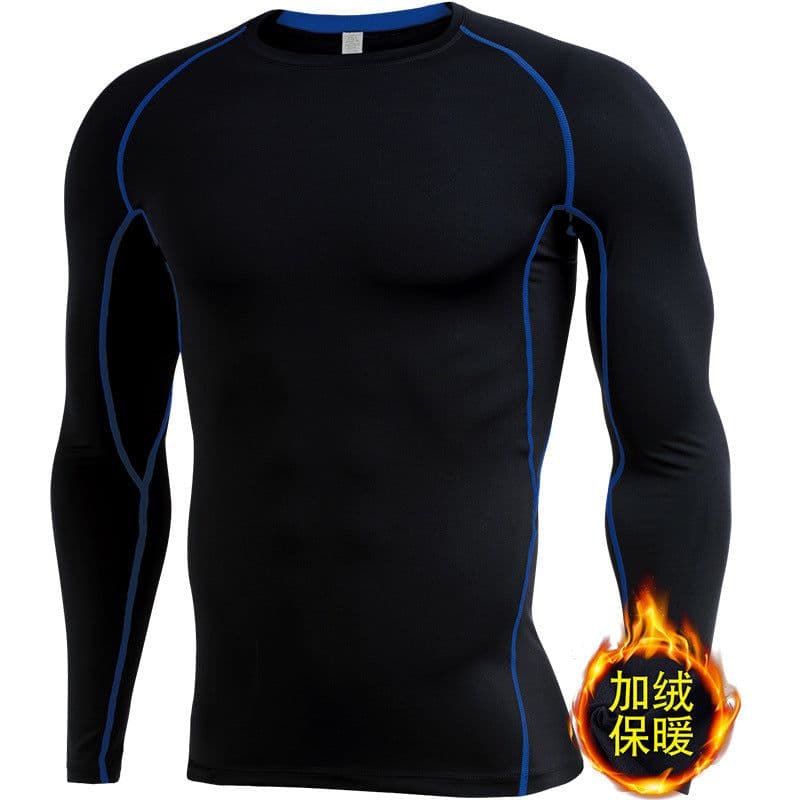 image-Si Ge Tu Fitness Long Sleeve - Gray 3XL Quick Dry