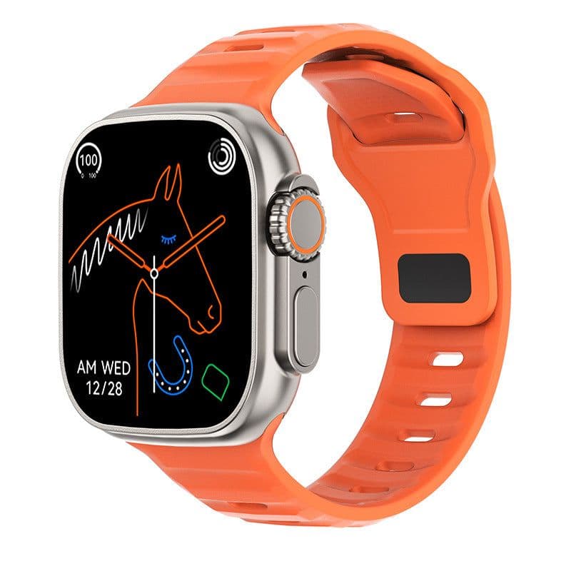 image-MaFam DT8 Ultra Smartwatch - 2.0" TFT - Orange - Bluetooth, Sleep Analysis