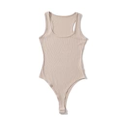 image-Trendy Brown Romper for Women - High Waist XL - Sexy Streetwear