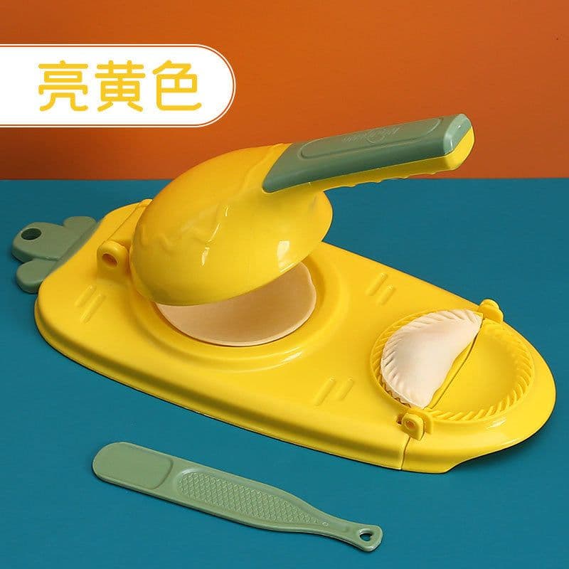 image-Tim Yi Dumpling Maker Two-in-One Skin Pressure Mold - Turquoise