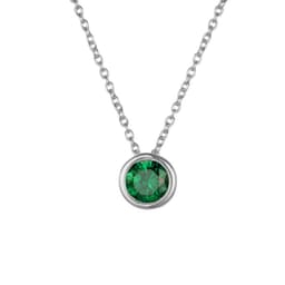 image-JUJIE Rhinestone Necklace - Rose Gold Geometric