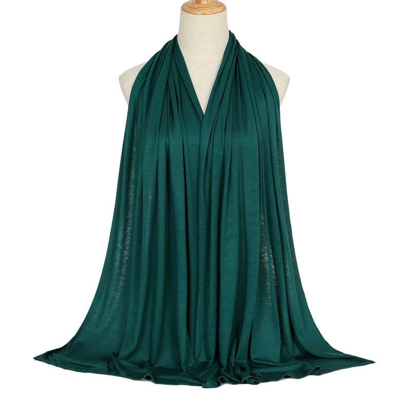 image-Modal Cotton Scarf - Long Soft Casual Solid Color
