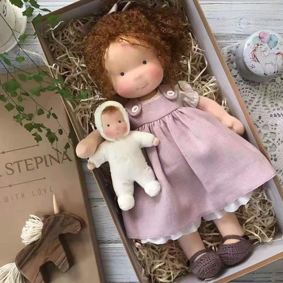 image-Waldorf Doll Vinyl Mini Christmas Thumbling