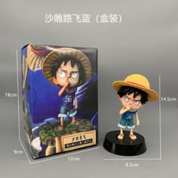 image-Ming Hong One Piece Luffy Ace Sanji Doll Figure Set