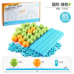 image-Cheng Ke Beaded Tent Castle DIY Building Blocks