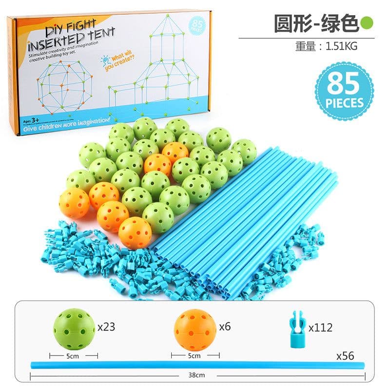 image-Cheng Ke Beaded Tent Castle DIY Building Blocks