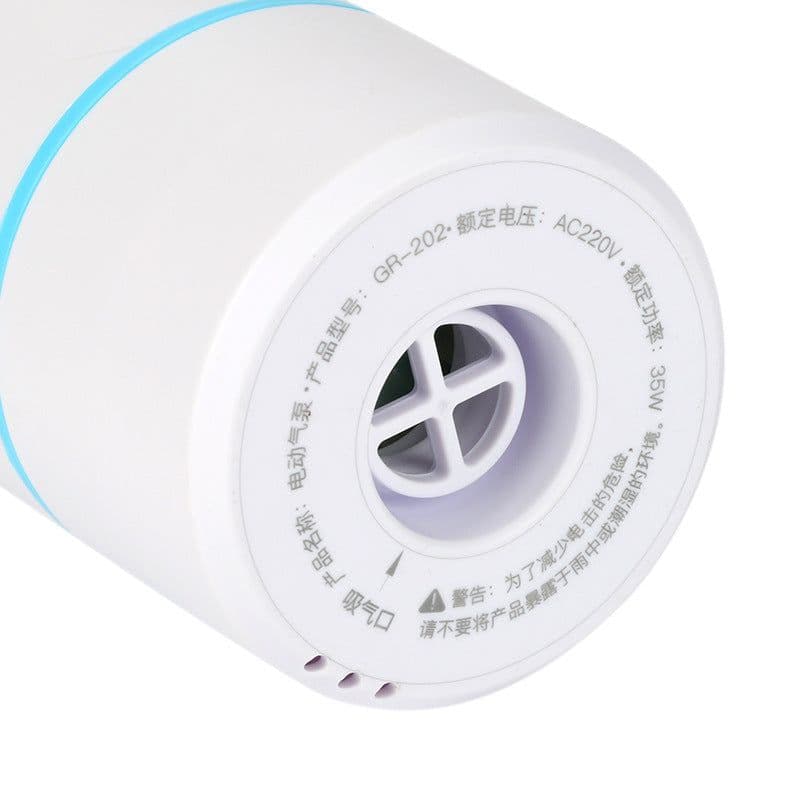 image-Vacuum Storage Bag with Electric Pump - White