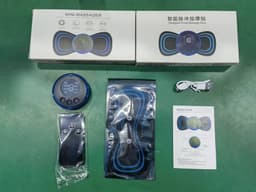 image-Portable Smart Massager - USB Rechargeable, Cervical Spine & Waist, Automatic Massage Stickers