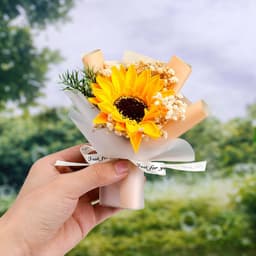 image-Aromatherapy Clip Bouquet - Beige Hydrangea Car Fragrance Decor