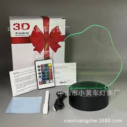 image-16-Color Remote USB 3D Night Light Erasable Graffiti Board Lamp 12*15