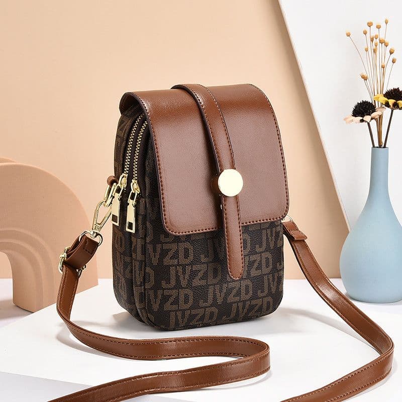 image-JVZD 2023 Summer Crossbody Phone Bag - Soft PU Shoulder