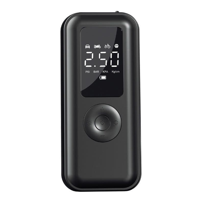 image-Portable Tire Air Pump, 5V Electric, 220W, ABS, USB Charging