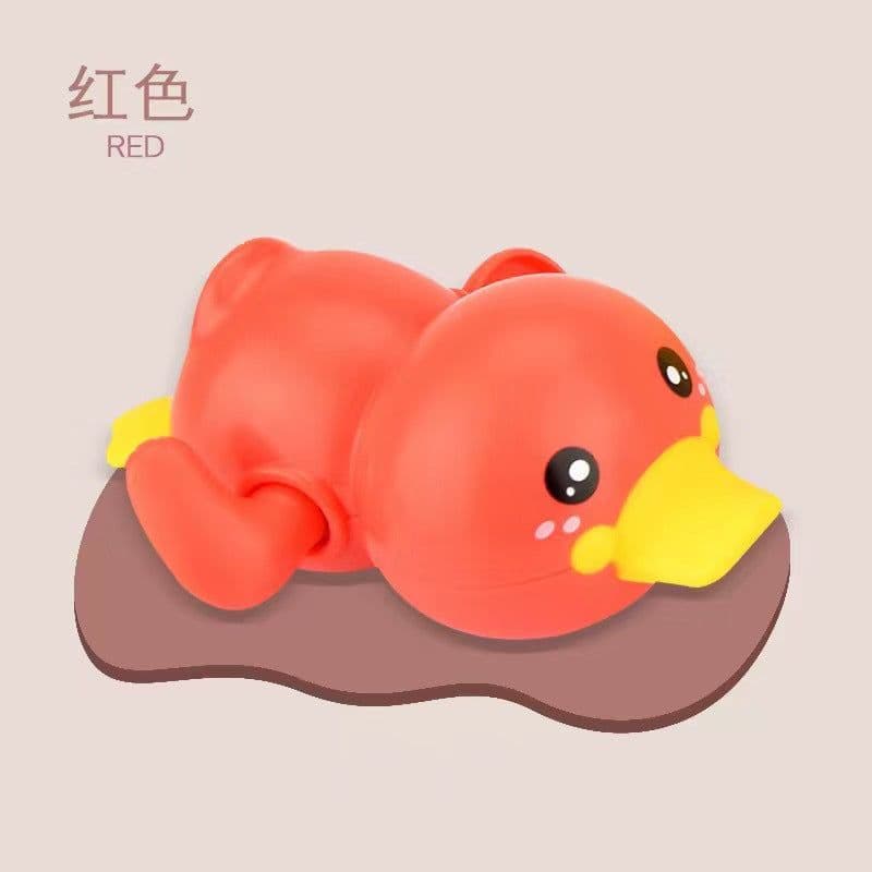 image-Baby Bath Toys Set - Turtle Dolphin Duck Frog