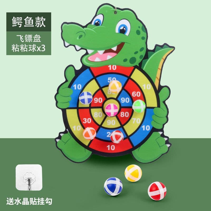 image-Children's Darts Target - Indoor/Outdoor Sticky Ball Game, Little Squirrel