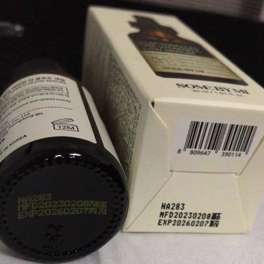 image-SOME BY MI Pure Vitamin C Glow Serum Saber Honey Black Bottle