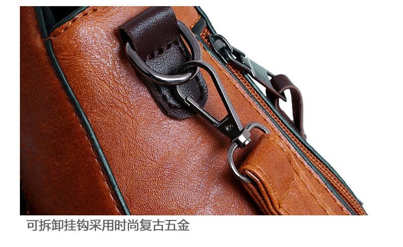 image-European and American retro cross-border wholesale women's bags 2023 new mother-in-law bag oily leather shoulder four-piece set women's handbag