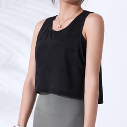 image-Airun Sports Vest Women Light Yellow L Sleeveless